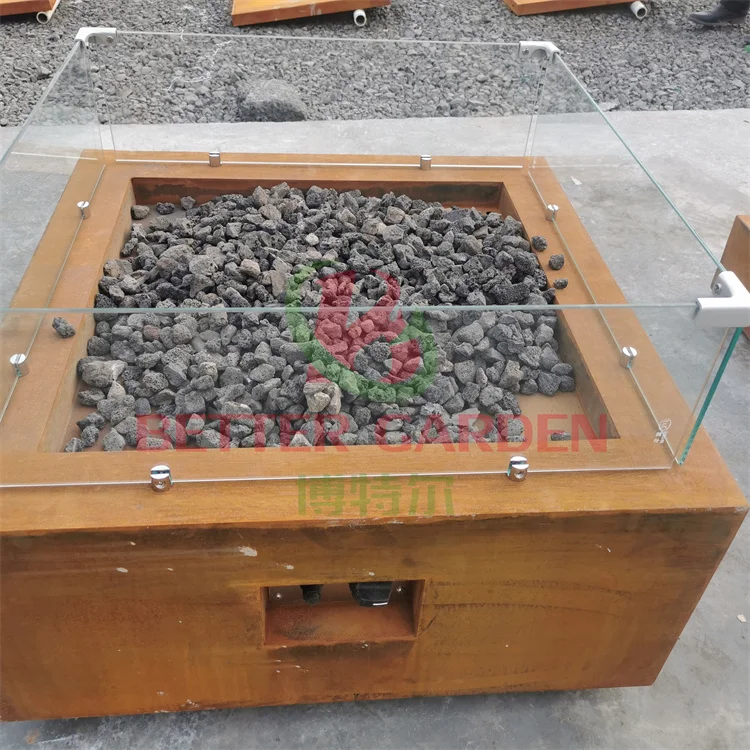 Moderne Propan-Feuerstelle für Garten-Feuerstellen-Tische, rauchfreie Feuerstelle, Gas