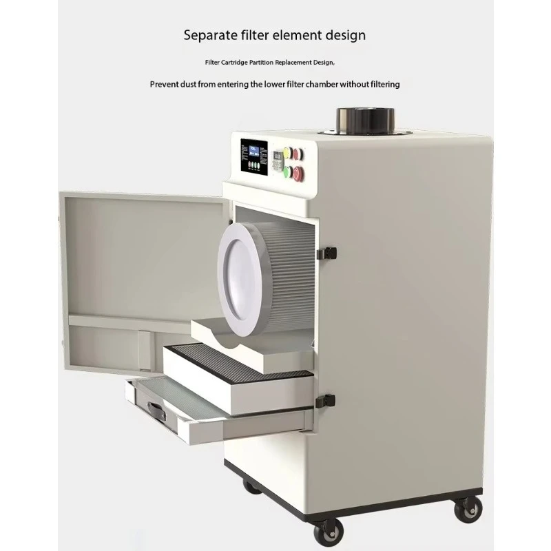 Grinding Welding Dust Collector  Industrial Smoke and Fume Extractor with 3 Stage Filters