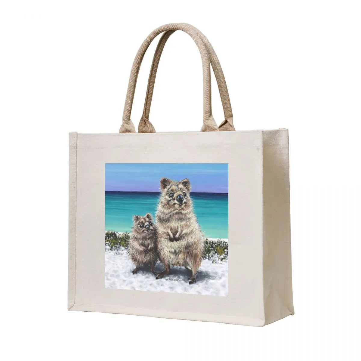 

Quokka and Joey Tote Bag Women's handbag bag luxury women Cloth bags