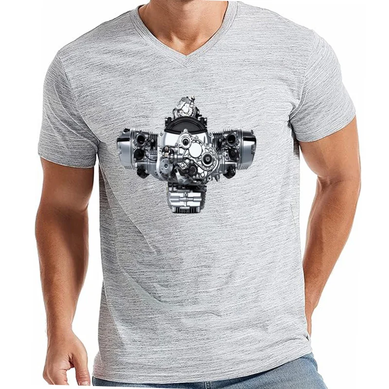 Boxer Engine R1200GS GS R Adventure R1200RT R1200R Bwm BROWN Tshirt 9799 2336D