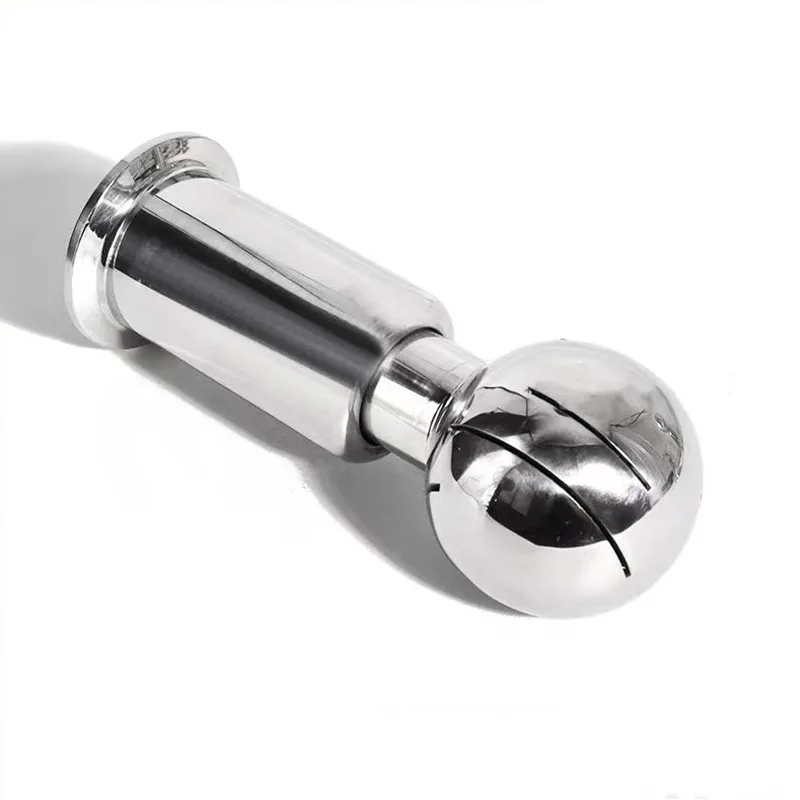 Sanitary-grade rotary cleaning ball 304 food-grade quick-loading 316L stainless steel inner thread screw spray ball 360 degrees