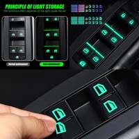 Car Window Lift Luminous Switch Button Sticker for Buell 1125CR 1125R M2 Cyclone S1 Lightning Ulysses XB12X