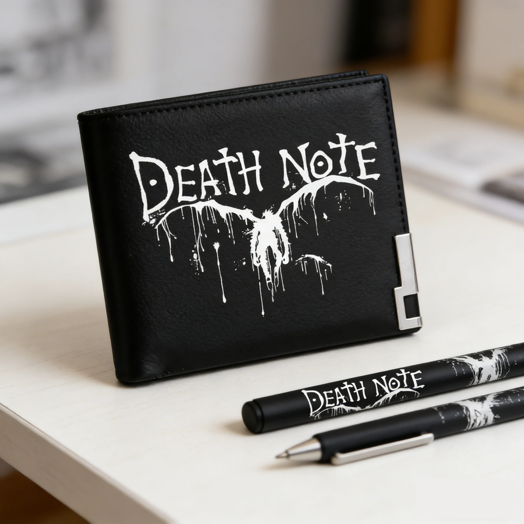 

DEATH NOTE L·Lawliet Аниме Сумка для денег Кошелек для монет из искусственной кожи Короткий кошелек Yagami Легкий держатель для удостоверений личности Мультфильм Женщины Carteira