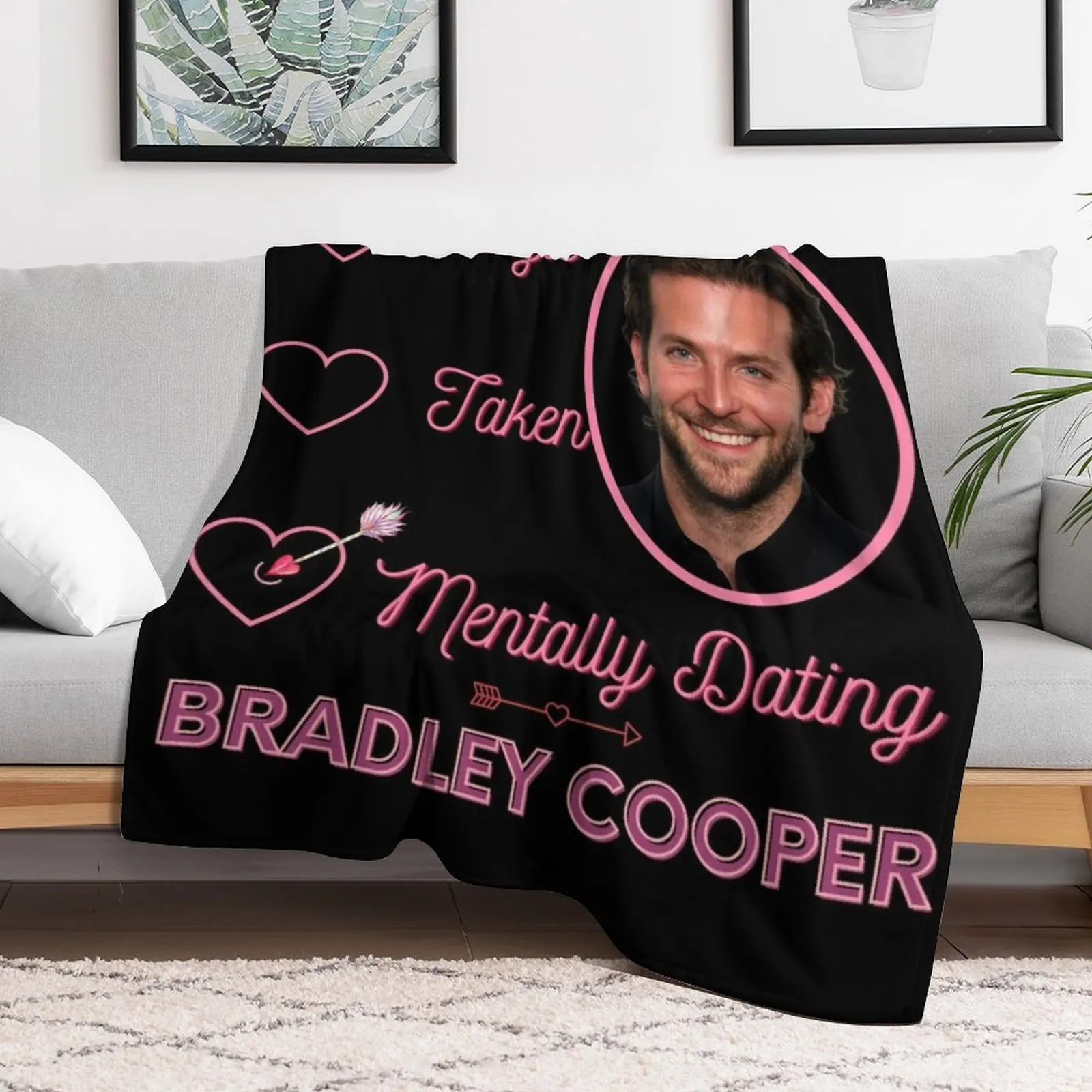 Mentally Dating Bradley Cooper Throw Blanket heavy to sleep Luxury Designer Decorative Throw Thin Blankets