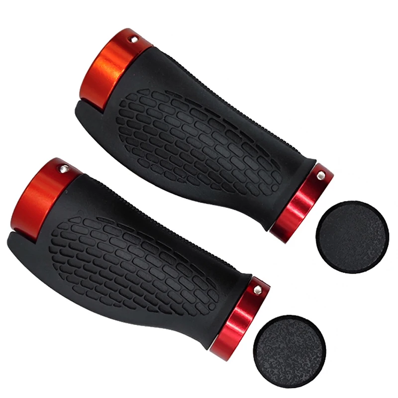 1 Paar Fahrradgriffe MTB Fahrradlenkergriffe Gummi Rutschfeste Beidseitige Verriegelung Radfahren BMX Lenkergriffe Fahrradlenkergriffe – Detail 14