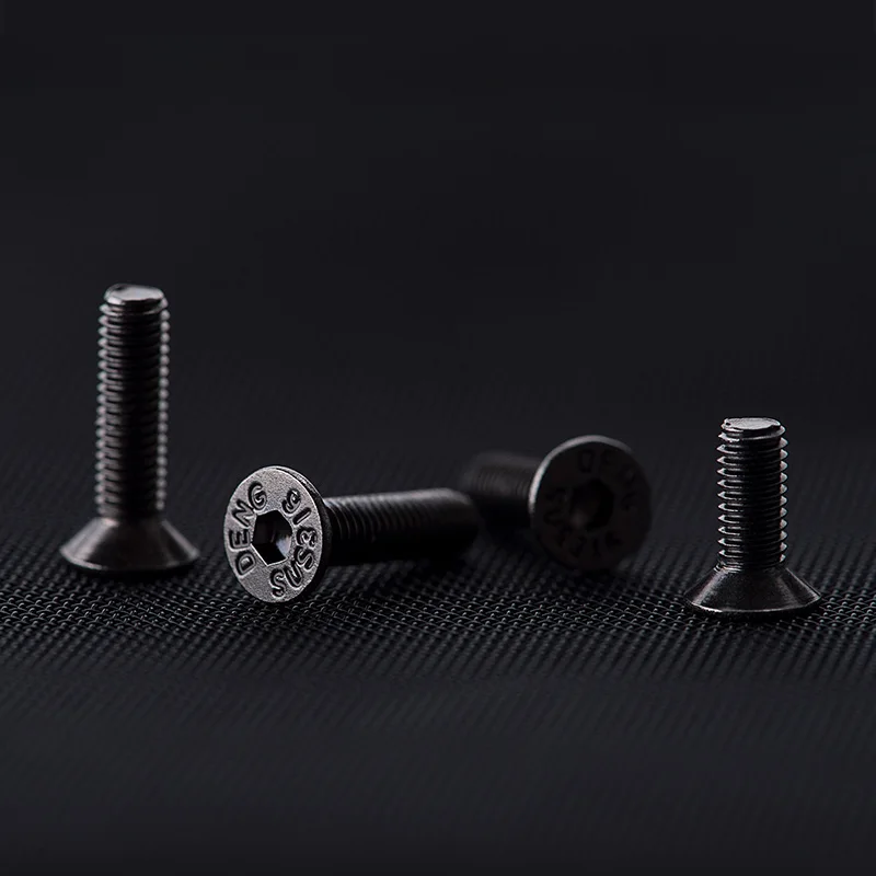 20pcs M3 6MM 8MM PC Case Beautification Screws 316 Stainless Steel High-strength Flat Head Extended Screw Full Tooth Bolt M3*6 view 5