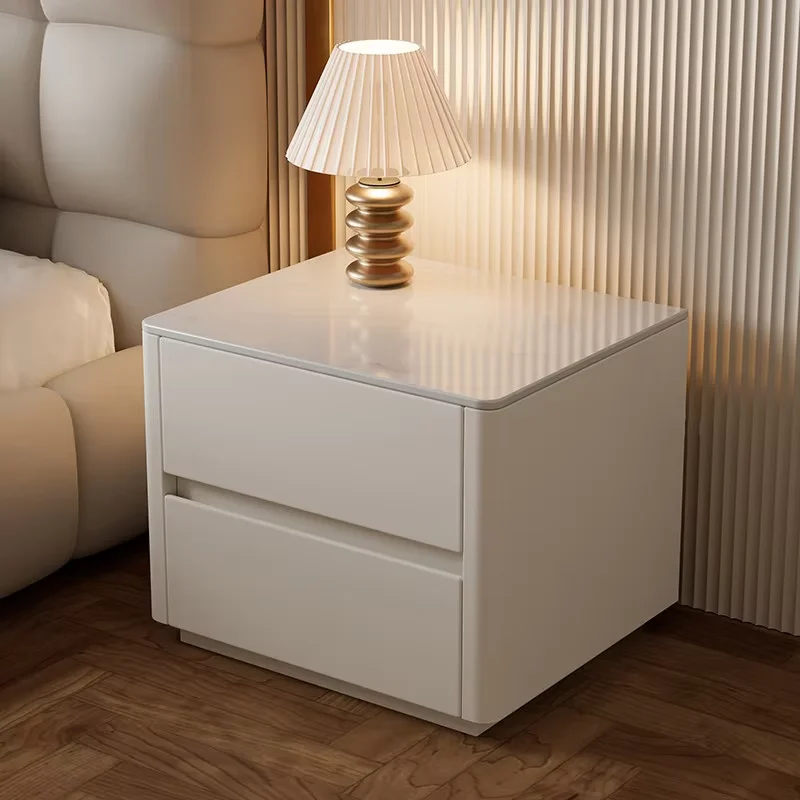 Minimalistic White Nightstands Organizer Design Modern Drawer Nightstands Bedside Bedroom Tavolino Da Letto Home Furniture