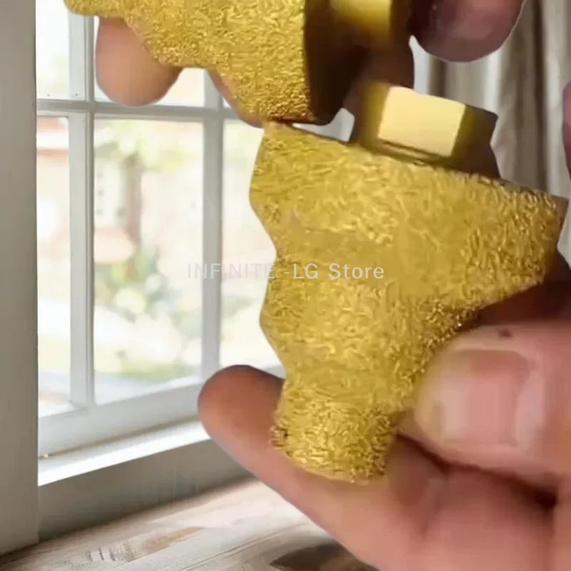 Brocas enrutadoras de chaflán de diamante M10/M14, cortador de azulejos, escariador de hormigón y mármol, herramienta de construcción de coronas de perforación de mampostería