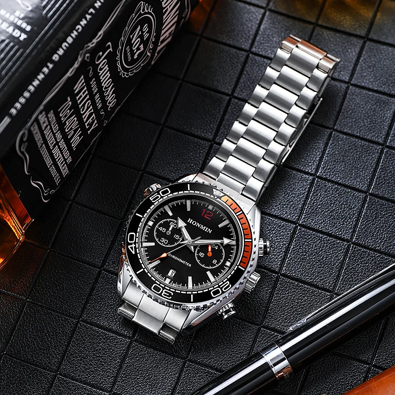 Top Brand Marine Universe Luxury AAA Watch Male Waterproof Business Observatory Multi-Function Chronograph Table Watches