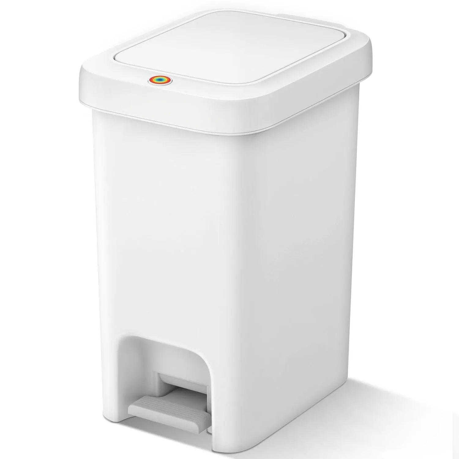 

Вернильный мусорный бак, кухонный мусорный бак, мусорный бак с крышкой и ножной педалью, 5,7 галлонов