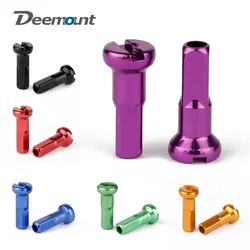 Super Light Aluminum Spoke Caps 14G 14mm CNC-machined Anodized Alloy Nipples MTB Road Bike Wheel Rim Brass Nuts Multi Colors