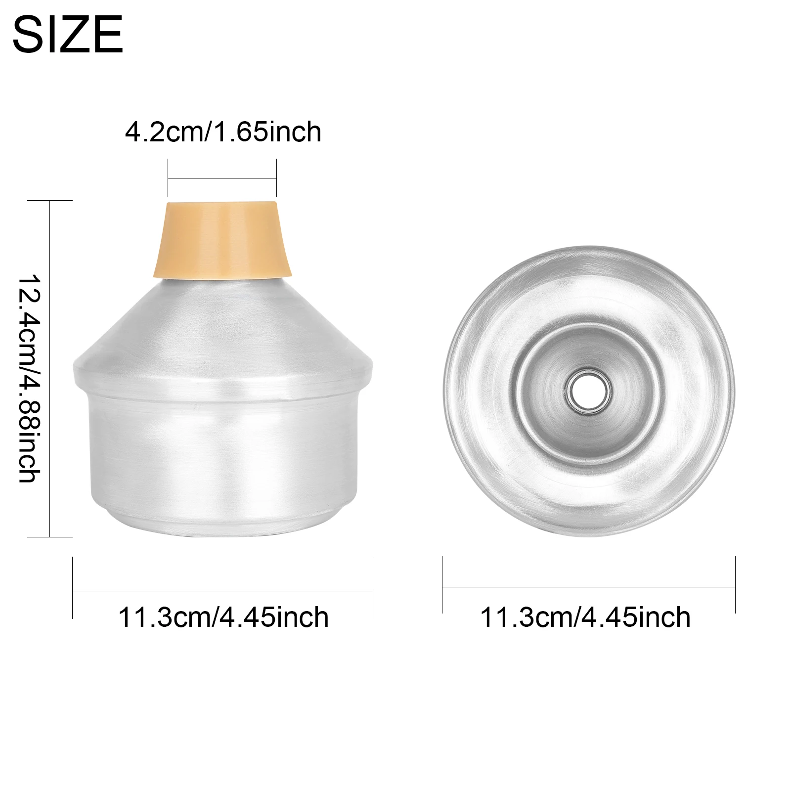 IRIN البوق كتم المطاط مختومة سبائك الألومنيوم للماء عالية الجودة البوق واه دواسة كتم البوق الملحقات والأجزاء