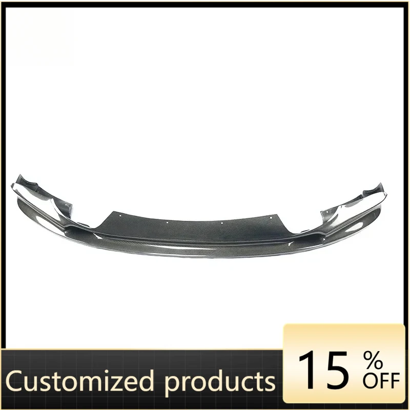 D Style Real Carbon Fiber Front Bumper Lip Spoiler XM F +