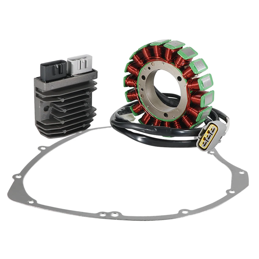 Passend für Yamaha XVS950A XVS950CT V-Star XVS950C XVS950 XVS950CR SCR950 Racer Bolt R-Spec Regulator Magneto Stator Coil Gasket Ki – Detail 1