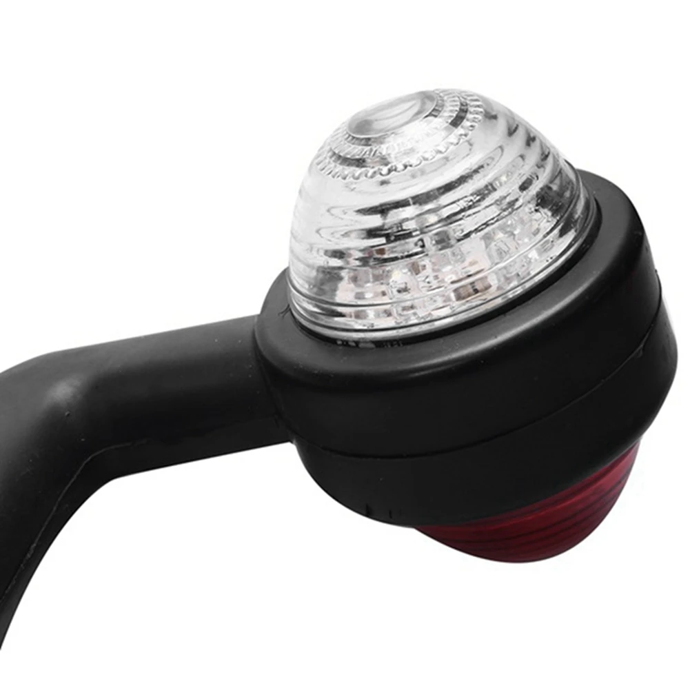 

Практичные светодиодные фонари для прицепов и фургонов 12/24В, сигнальные, красно-белые, для грузовиков Volvo и Scania (1 пара)