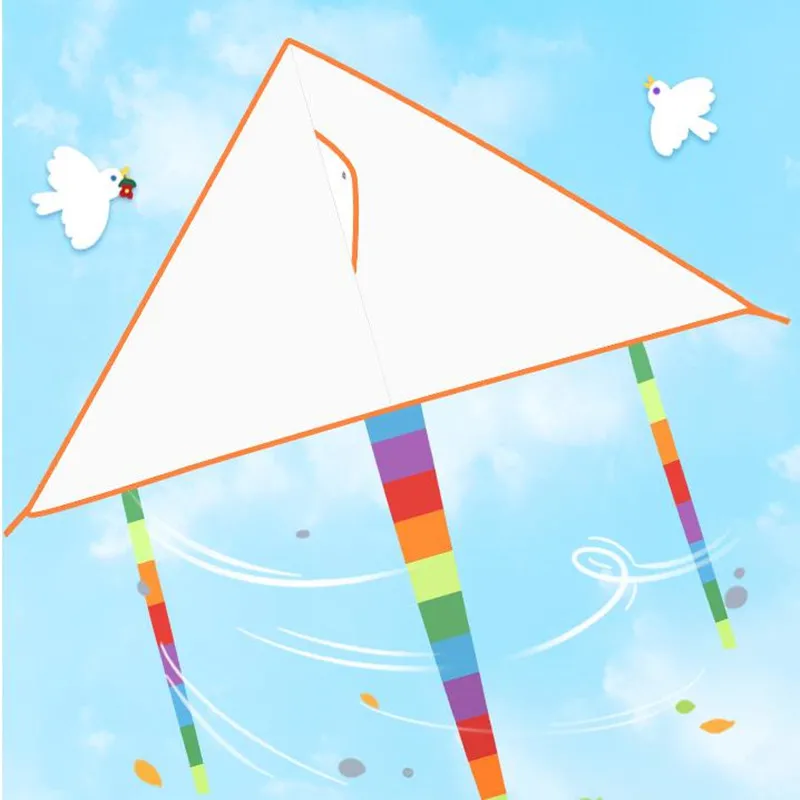 Cerf-volant gonflable vierge pour enfants, jouets de bricolage, cométas de viento, cerf-volant à vent, jeu de plein air, jouet aquilone, sports amusants, livraison gratuite