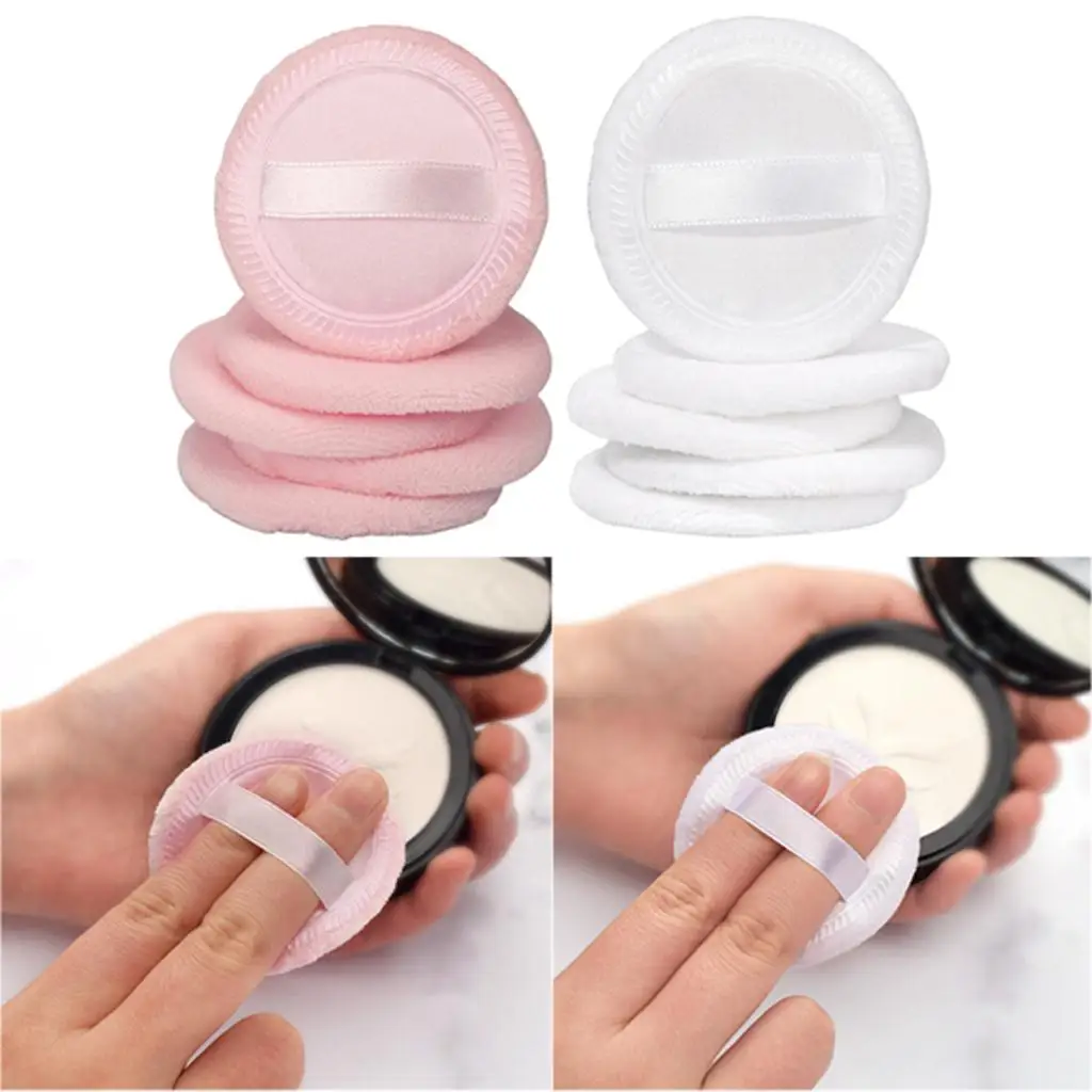BB Cream Puff Soffio di polvere in velluto di cotone Frullatore per trucco da viaggio per fissare l'uso in polvere e fondotinta