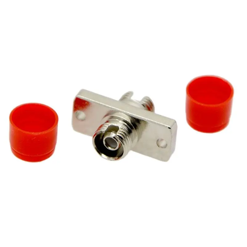 GONGFENG 100pcs New FC/UPC/APC Optical Fiber Adapter Connector FC Rectangular Zinc Alloy Flange Coupler Special Wholesale