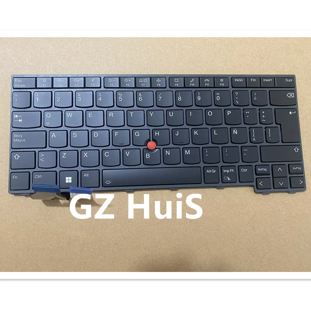 New Original for Lenovo ThinkPad P14s T14 Gen 3 Gen 4 Spanish LA Backlit Keyboard 5N21D67973 5N21D68064 5N21D68163 5N21D68237