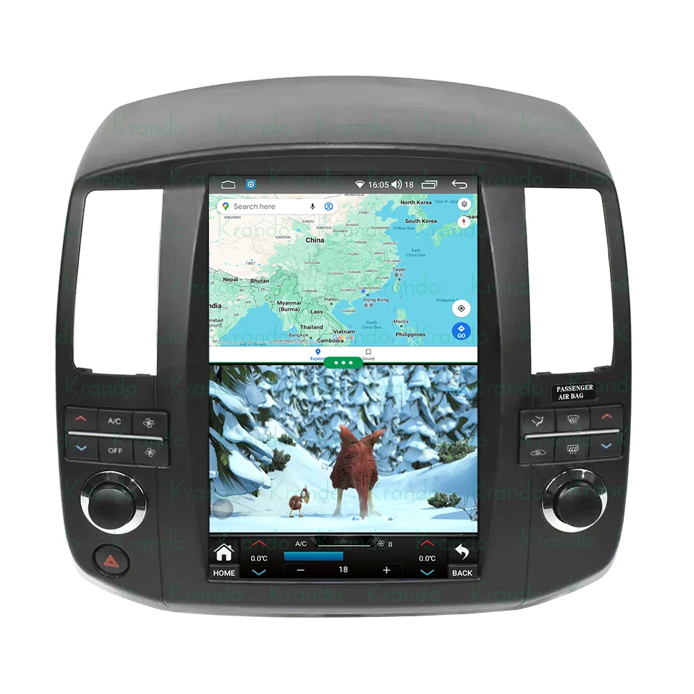 

Krando 12.1''Telsa Screen Car Radio DVD for Nissan Pathfinder R51 2008-2012 Car radio Navigation GPS WIFI Carplay Android