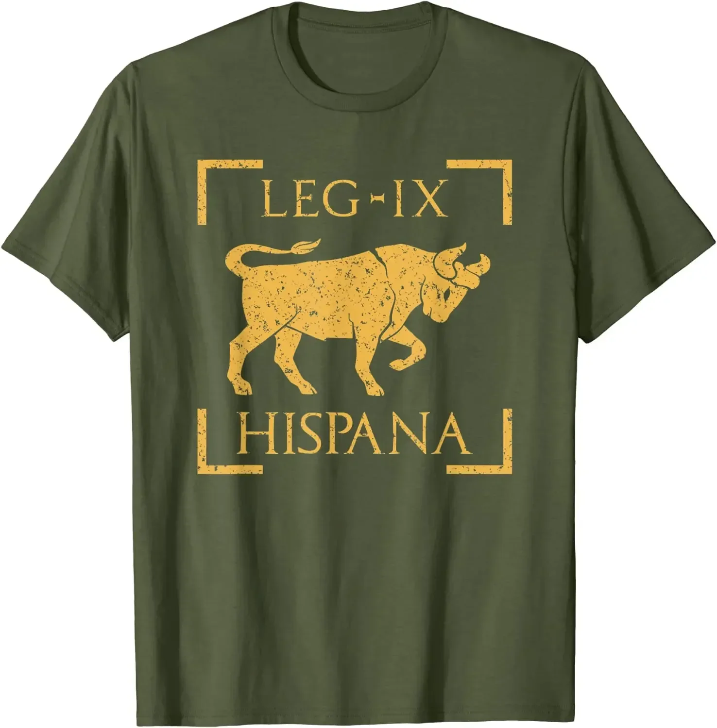 Legio IX Hispana Taurus Emblem Roman Legion T-Shirt 100% Cotton O-Neck Short Sleeve Summer Casual Mens T-shirt Size S-3XL