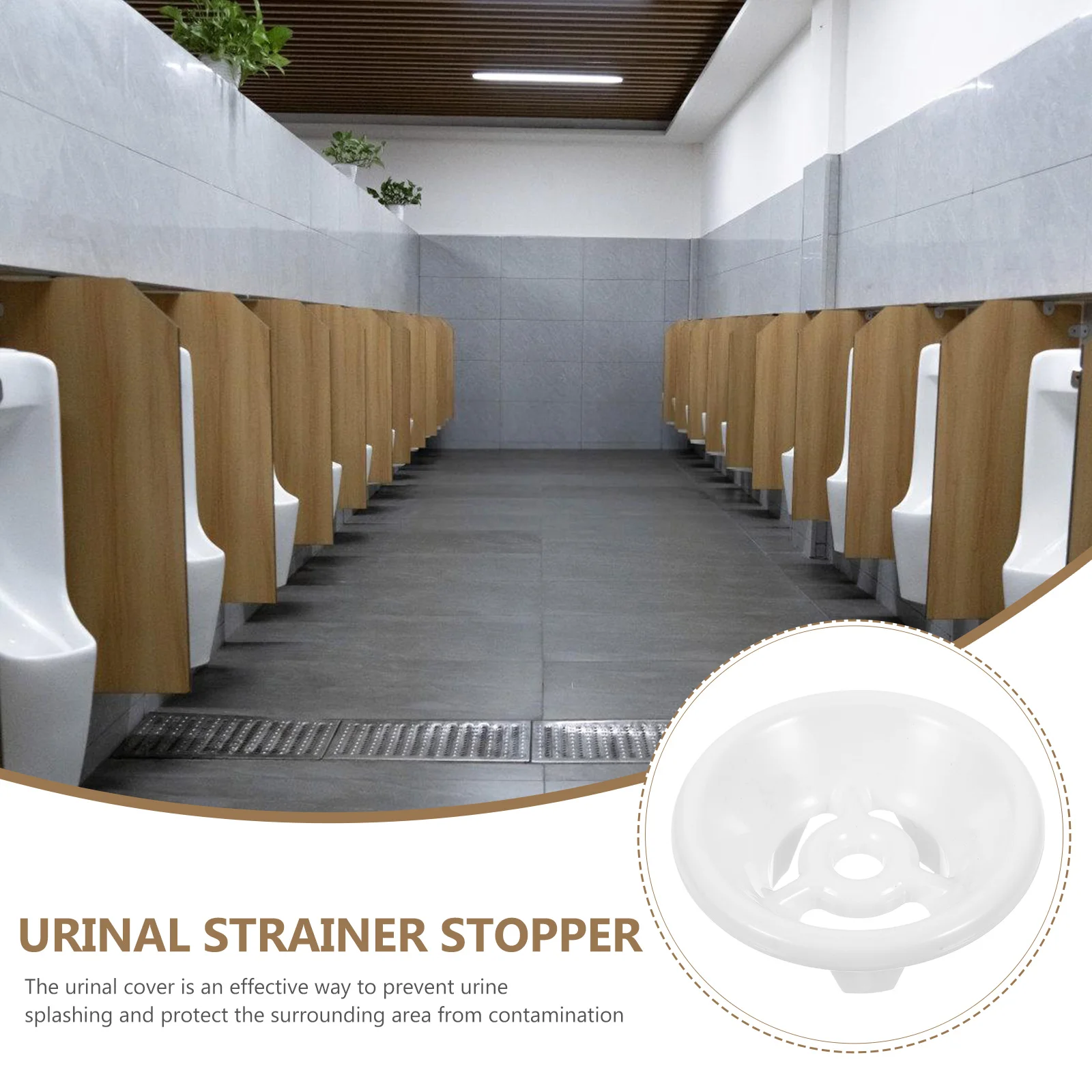 Urinal Accessories Drain Cover Filter Stopper Stoppers for Bathroom Plastic Strainer Small Tube Stops