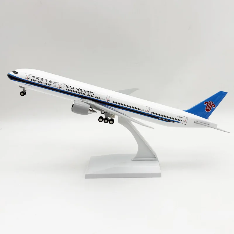 B777 China Southern Airways Scale Aircraft Models 30cm Collectible Miniatures Airplane Model Adults Fun Resin Assemble Gift