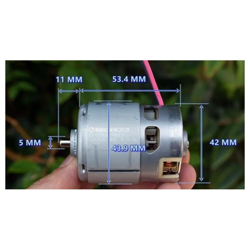 

735 motor 750 motor 755 motor 7 teeth 15 teeth all copper double ball bearing 18V 20A 20000RPM charging board hand accessories