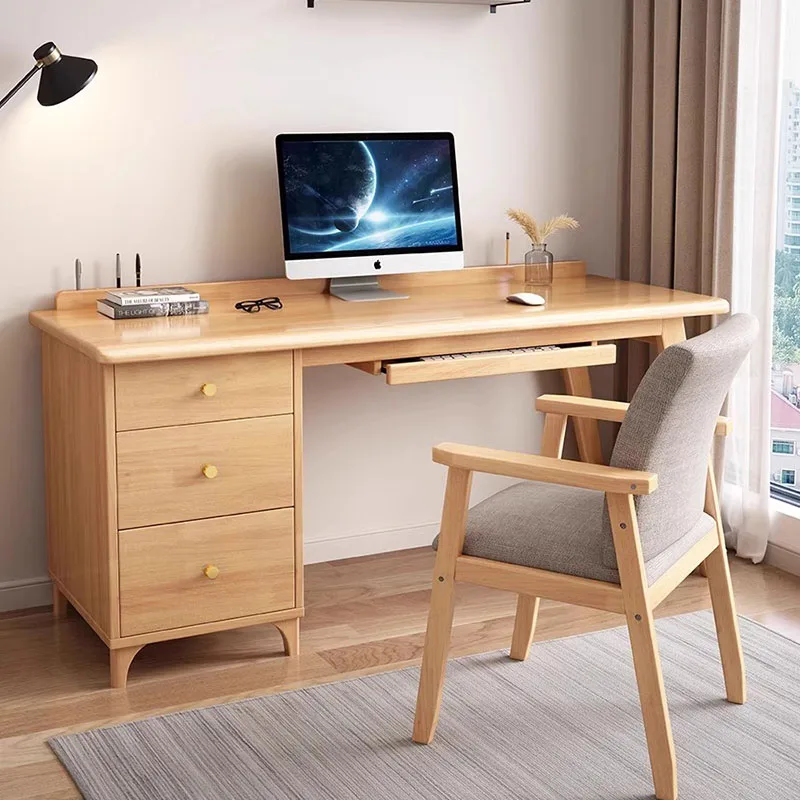 

Bedroom Computer Desks Study Organizer Studies Student Drawer Reading Desk Gamer Office Wooden Mesa Gamer Pra Pc Furniture Home