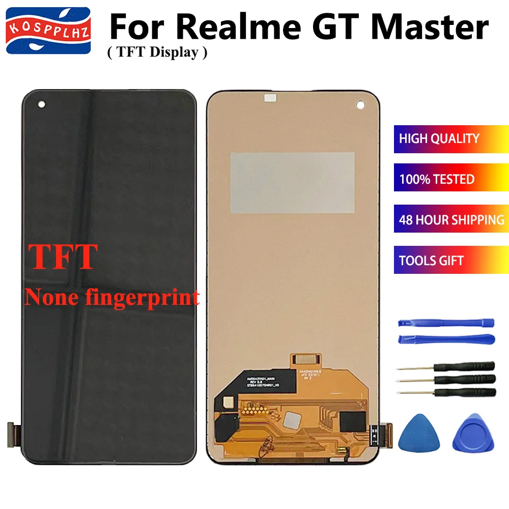 TFT Display For Realme GT Master LCD Display + Touch Screen Digitizer Replacement 6.43