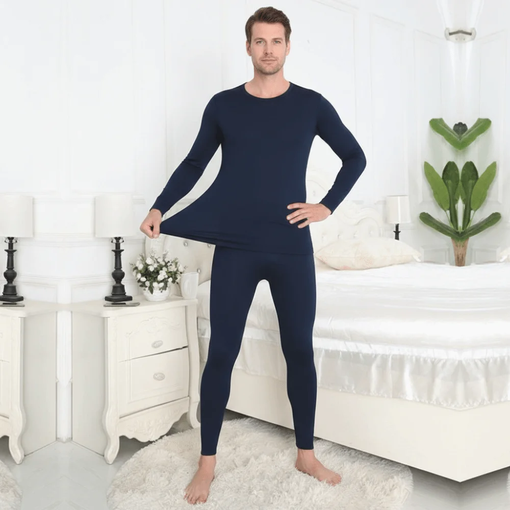 

Комплект термобелья из 2 предметов: Новые ультратонкие женские термокофта с длинным рукавом и термокальсоны для зимы