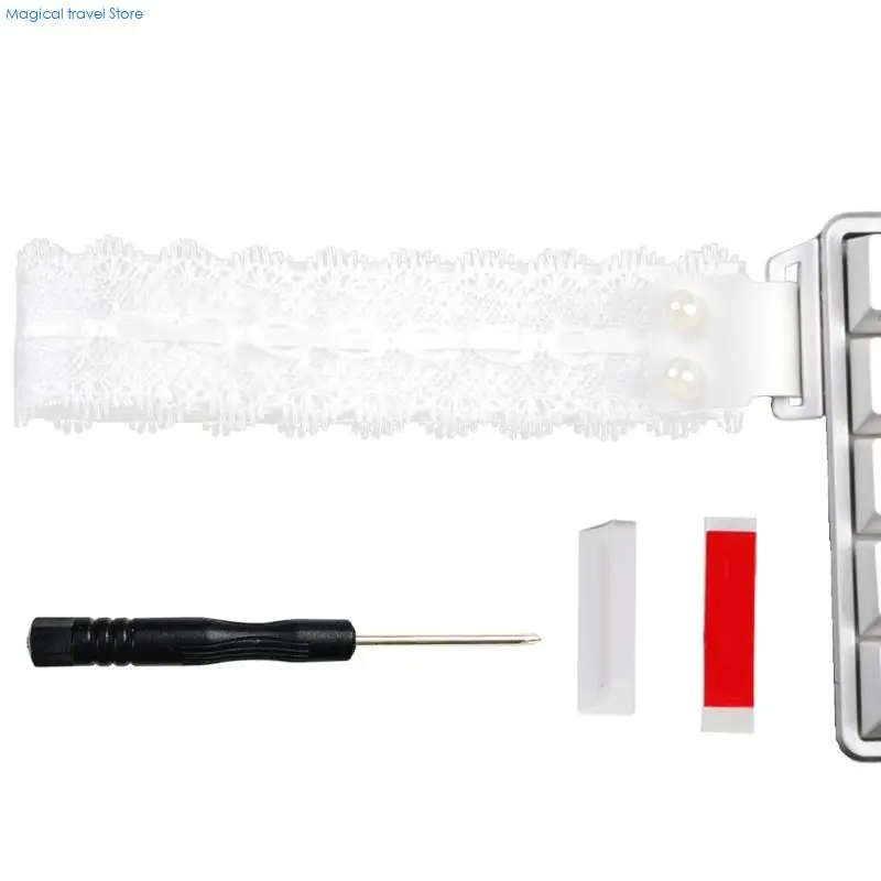 N2UB Soft Textured Ribbon Trim Trim Computer Keyset Tailoring Deck Part