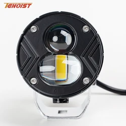 Super Bright 3 Inch White Yellow High Low Beam LED Work Head Fog Driving Light For Car SUV Truck ATV UTV 12-60V