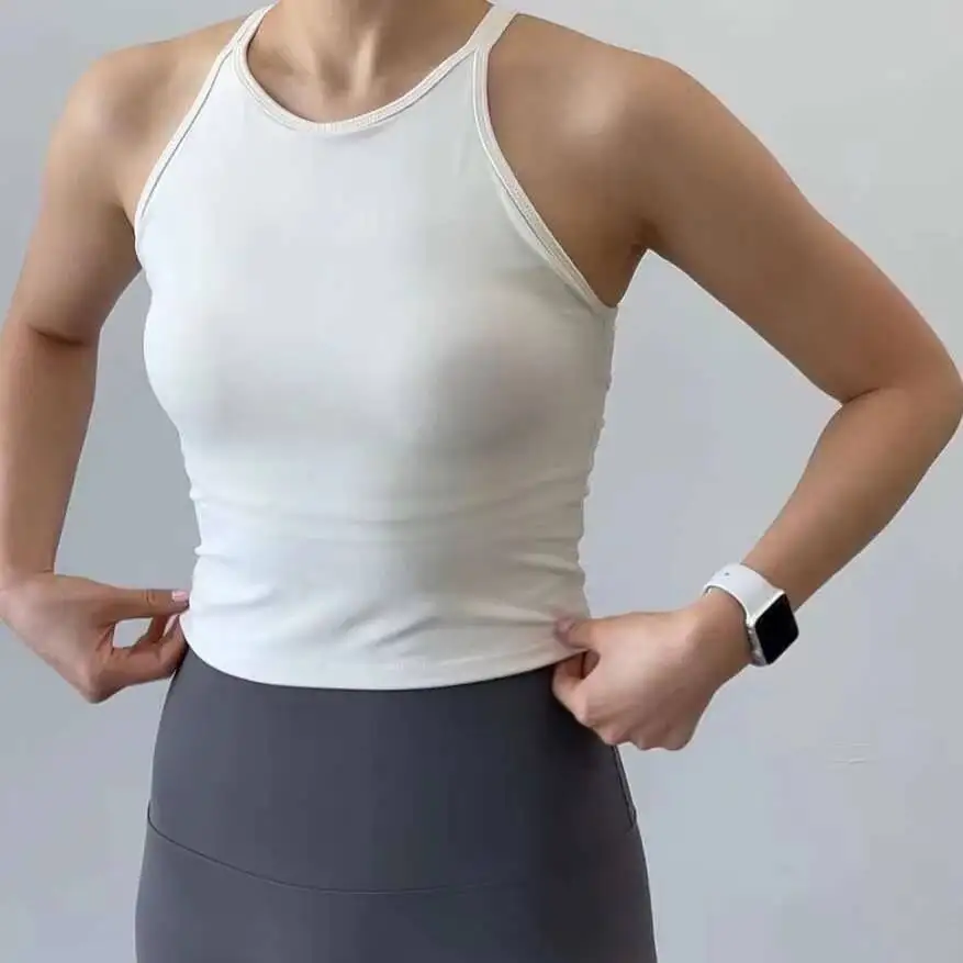 

Женское нижнее белье с открытой спиной для тренировок, спортивное нижнее белье с эффектом пуш-ап, жилет, женский однотонный бюстгальтер Fiess, топ для тренажерного зала, йоги