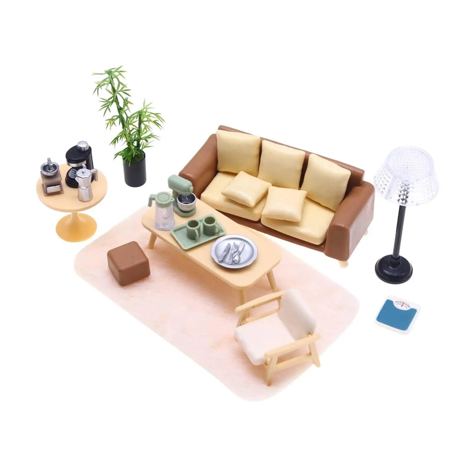 Dollhouse Furniture Miniature Decoration DIY Pretend Play Toys for Kids Photo Props 1:6 1:12 Sacle Scene Model Accessories