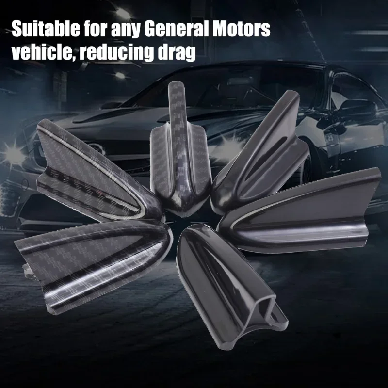 Car Roof Shark Fins Spoiler Wing Kit Weatherproof Car EVO-Style Car Roof Spoiler Bumper Spoiler Shark Fin Vortex Generator view 4