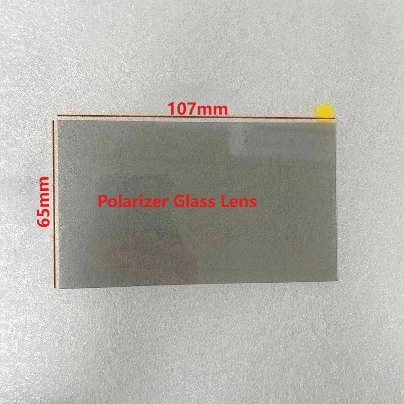 New Horlat T02 Heat Insulation Polarizer Glass Lens 107X65mm Projector Repair Replacement Replacement
