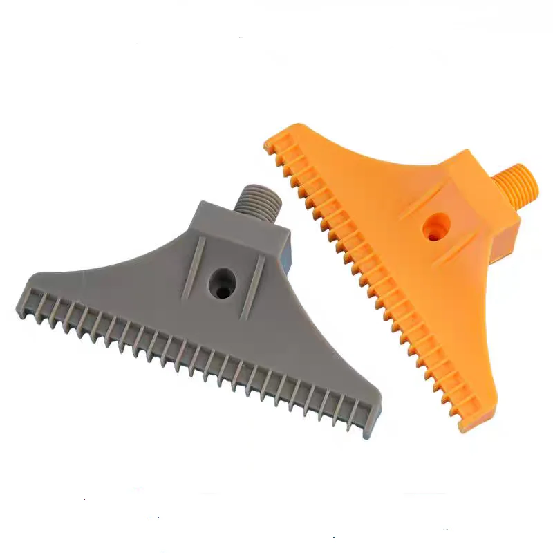 5pcs Wideth Plastic Air knife air blowing drying flat fan nozzle Male thread Wash Jet Nozzle Plastic blowing nozzle