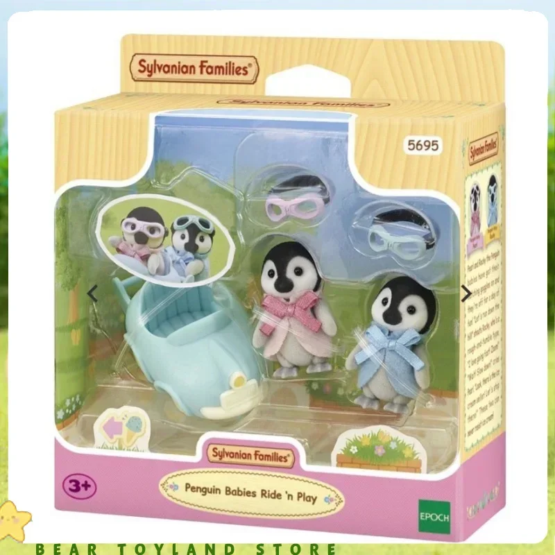 عائلات سيلفانيان أصلية تيرنورينز البطريق سيارة فتاة لعب أطفال بنات دمية الأثاث فتاة لعبة مطابخ سيلفانيا فاميلي