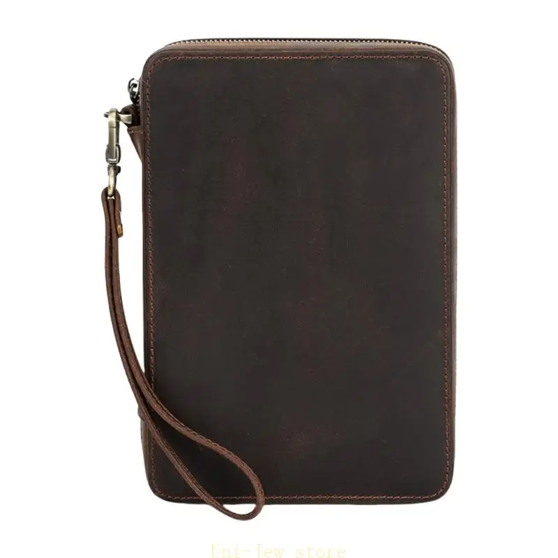 

40GB Sturdy PU Leather Storage Case for 12 Watch Straps Waterproof Designs Detachable Carry Strap and Other Brand Bands