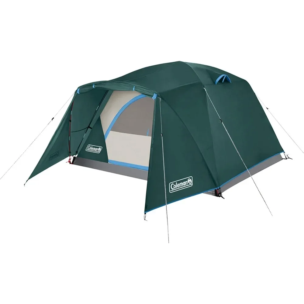 

Coleman Camping Tent 2/4/6 Person Carry Bag, Storage Pockets, and Ventilation, Sets Up in 5 Minutes,Freight free