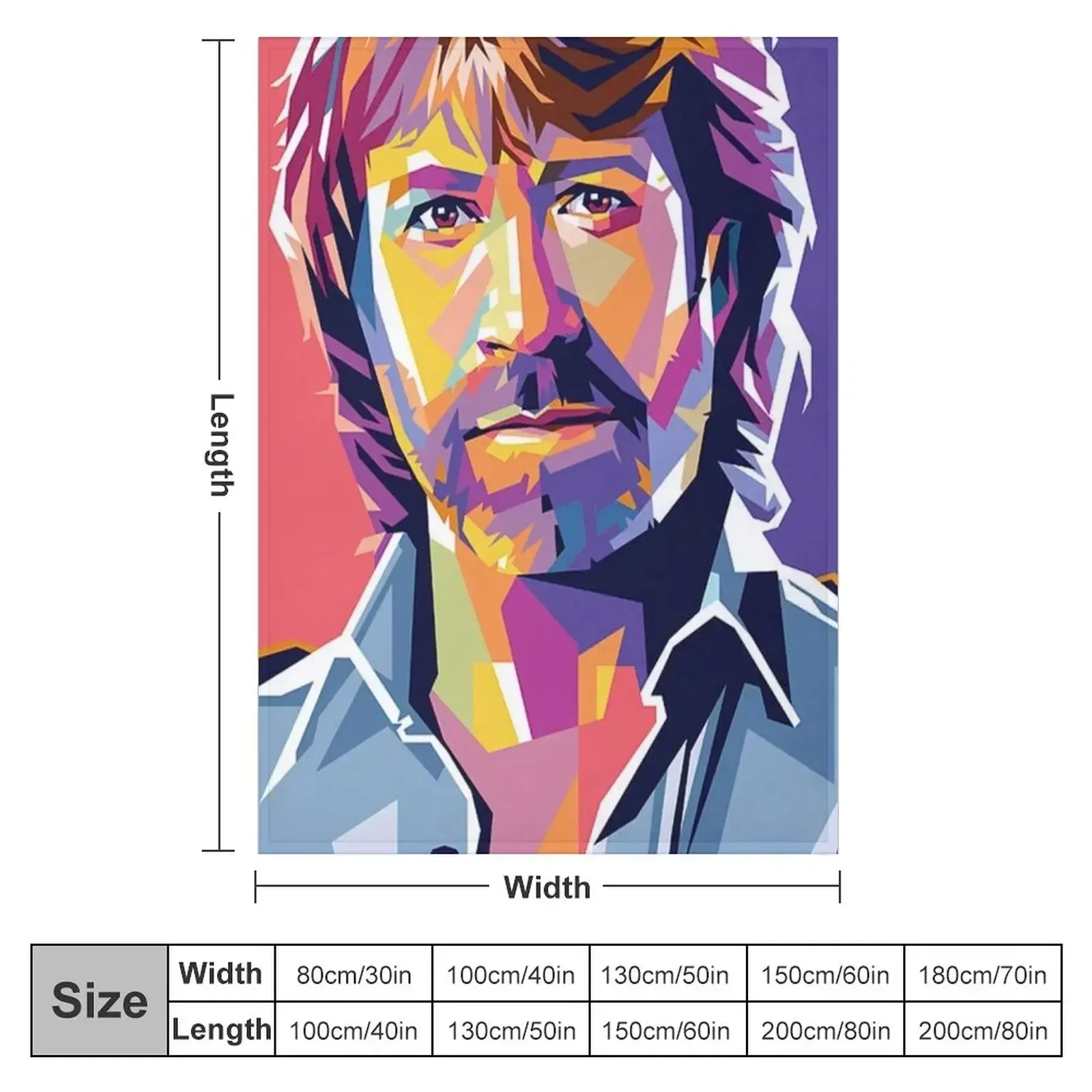 Chuck Norris Mosaic Throw Blanket Summer Plaid Travel Nap Soft manga Blankets