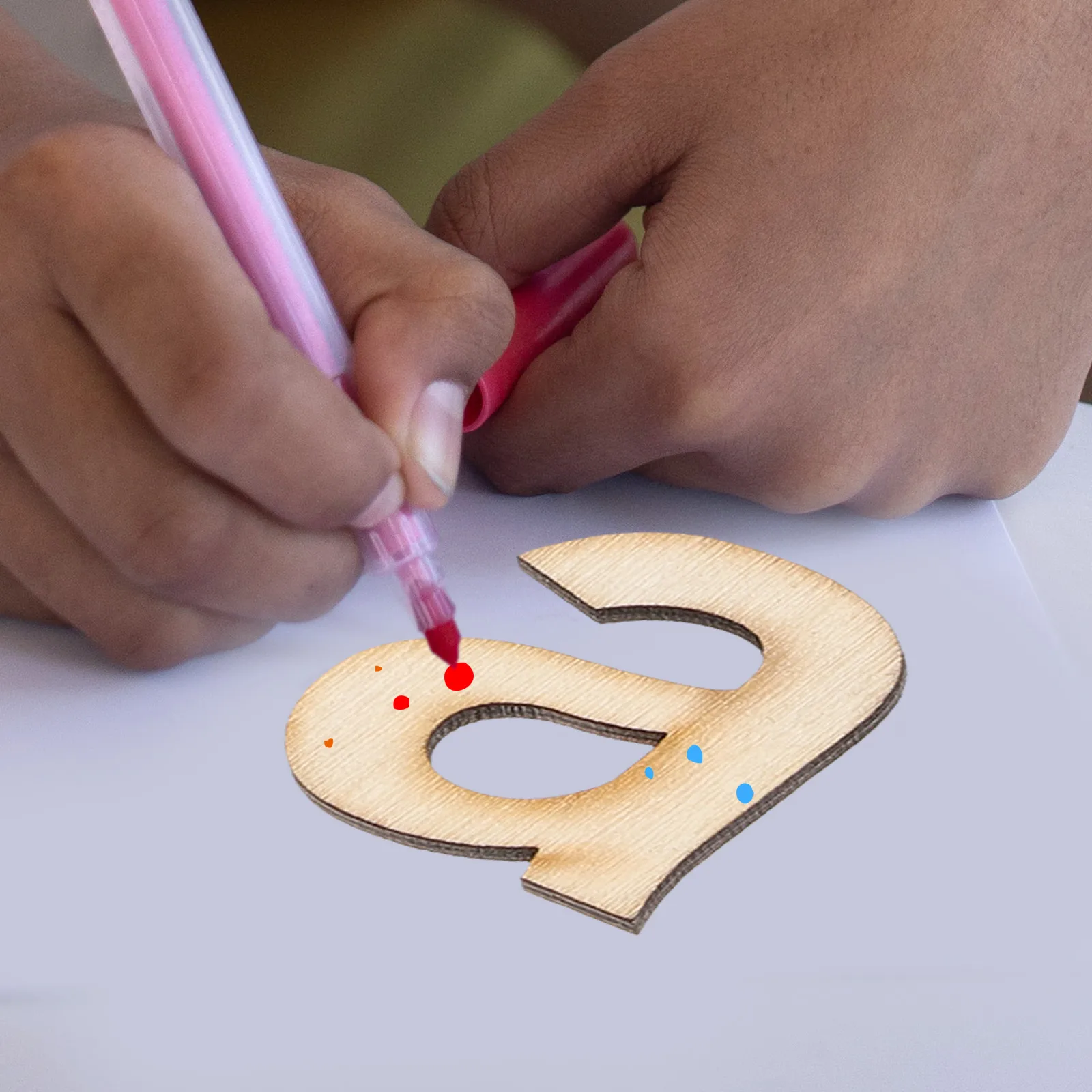 

Letter Slices Craft Sign Graffiti Wedding Decor Unfinished Blank Alphabet Toys DIY Party Decoration Wooden Letter Alphabet Board