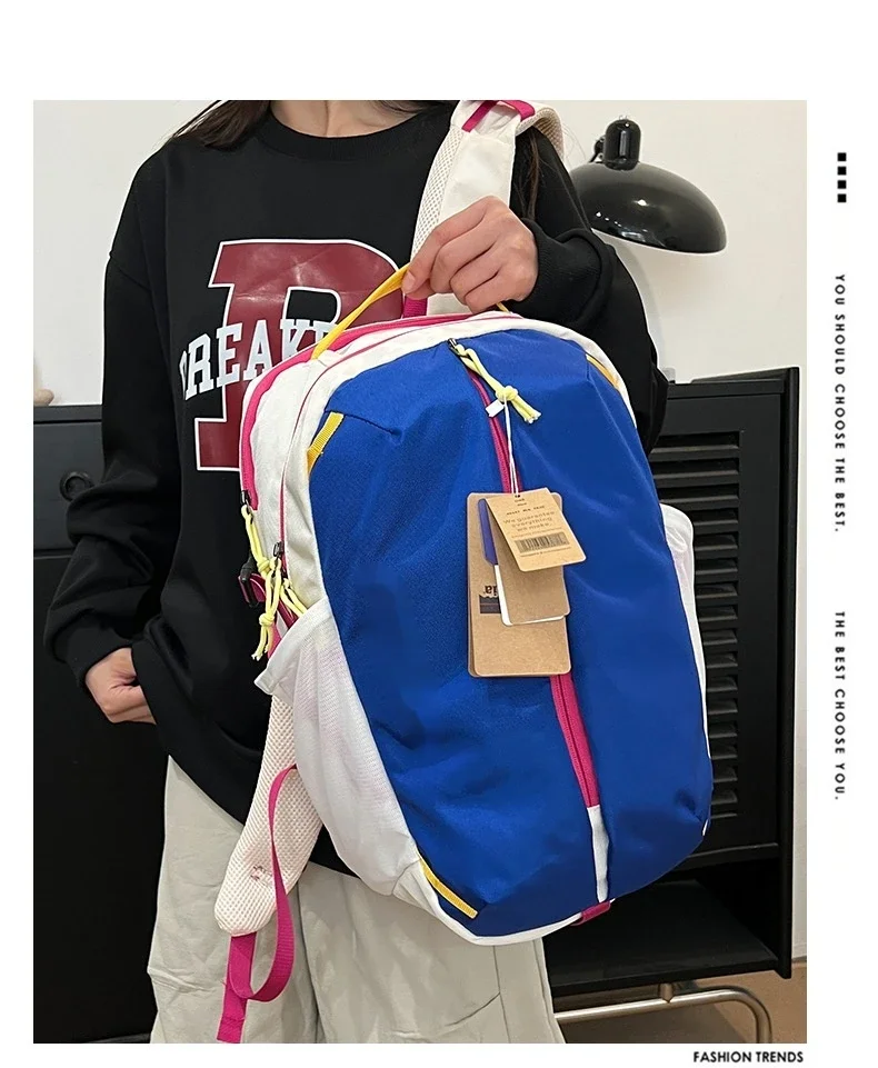 Neuer Schultertaschen-Farbvergleich, Schultertasche, Outdoor-Sport, modische Farbe, Wanderrucksack – Detail 6