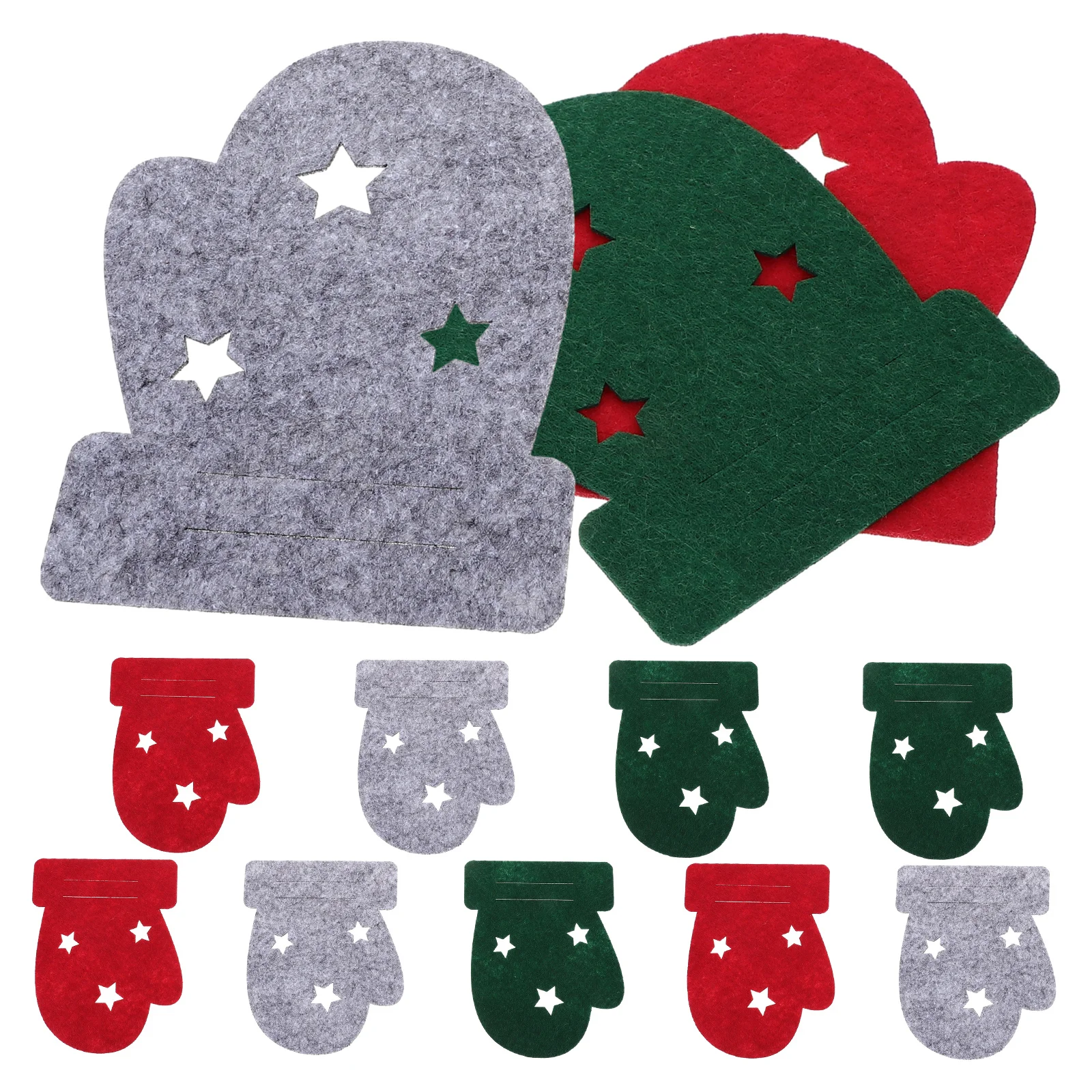 

12 шт., рождественские держатели для столового серебра, милый держатель для столовых приборов для украшения обеденного стола, аксессуары для рождественской вечеринки