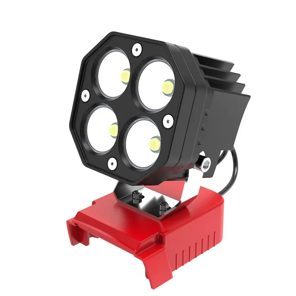

Bright 40W portable LED work light waterproof durable M18 compatible work light ABS-V0 grade flame retardant material