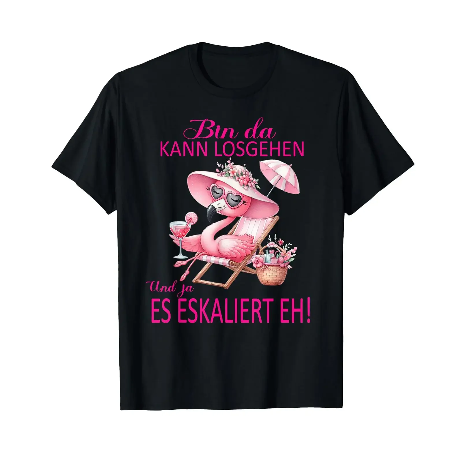 Flamingo Bin here let's get started and yes it's going to escalate anyway Costume T shirt vintage Washed fashion Unisex