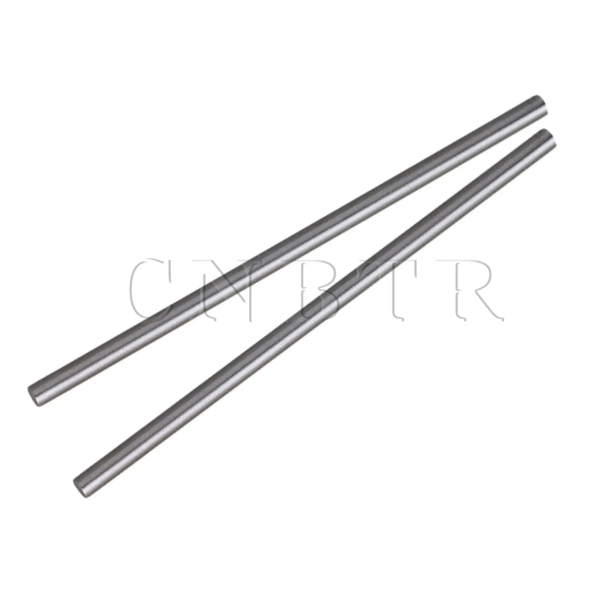 CNBTR 10 Pieces 4x100mm Silver Drilling Tool Round HSS Rod Turning Lathe Accessories