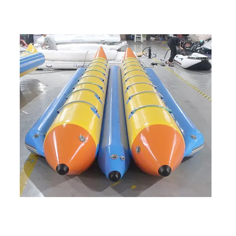 

PVC Inflatable Banana Split Boat for Towable Water Games