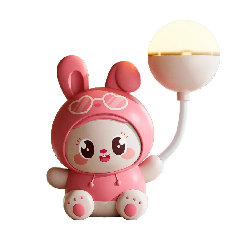 

Camouflage hose cute bear desk lamp USB charging cartoon bear dormitory desk reading and writing small desk lamp